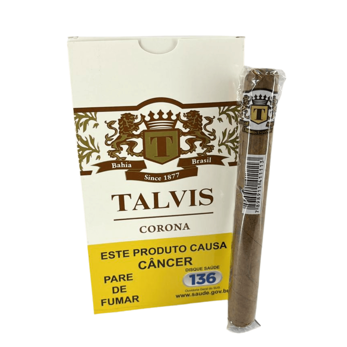 Charuto Talvis Corona Brown – Maço C/5 Unidades