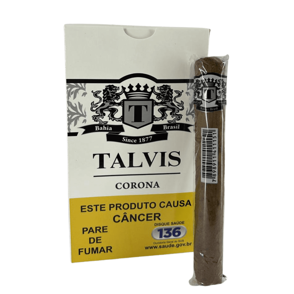 Charuto Talvis Corona Black – Maço C/5 Unidades